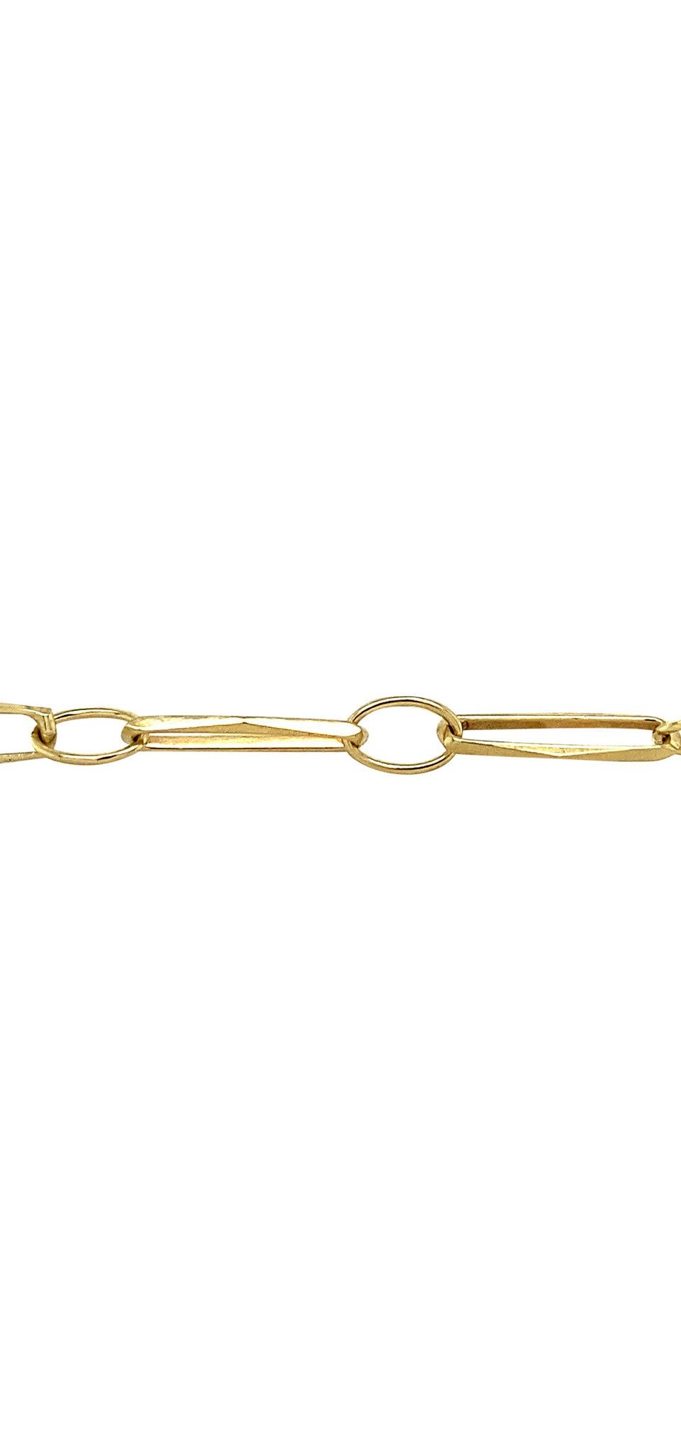 Vintage 9K Gold Bracelet Fancy 19 cm